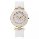 New Arrival Top Brand Ladies Casual Luxury Crystal Silicone  Ladies Dress Quartz Watch - Ideal Gifts