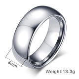 New Arrival Classic Real Tungsten Hand polished High Quality Men Rings - Men's Wedding Jewellery - The Jewellery Supermarket