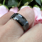 New Gold Plated 6mm 8mm Tungsten Engagement Wedding Comfort Fit Rings for Men, Women - Fashion Jewellery for Couples - The Jewellery Supermarket