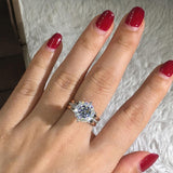 Classic 4 Claws Design AAA+ Cubic Zirconia Diamonds Timeless Luxury Ring - The Jewellery Supermarket