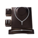 NEW ARRIVAL -  Excellent Luxury Women AAA+ Cubic Zirconia Diamonds Jewellery Set