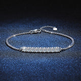 Fascinating D Color 0.9ct VVS High Quality Moissanite Diamonds Cuban Chain  Tennis Bracelet - Fine jewellery