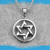 NEW ARRIVAL Hexagram Star Stainless Steel Religious Necklaces and Pendants