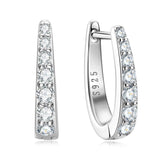 Attractive Real D Color ♥︎ High Quality Moissanite Diamonds ♥︎ Hoop Earrings - Fine Jewellery