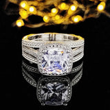 New Arrival Luxury Splendid Cushion Cut Designer AAA+ Quality  CZ Diamonds Engagement Ring