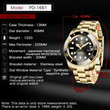 Top Brand Luxury New Stainless Steel Mechanical Sapphire Glass Automatic Waterproof Sports Watch for Men - The Jewellery Supermarket