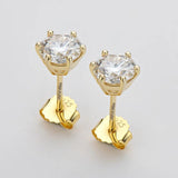 Superb D Colour 1/2/4/6 cttw Moissanite Diamonds Stud Earrings for Women and Men - Sparkling Fine Jewellery