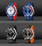 Top Brand Sports Men Mechanical Wristwatches - Ceramic Bezel Waterproof Automatic New Sapphire Glass Watches for Men - The Jewellery Supermarket