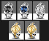 Top Brand Luxury 24 Jewel Automatic Mechanical Watches for Men - Sport Stainless Steel Waterproof Watches - The Jewellery Supermarket