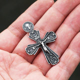 Popular Christian Stainless Steel Catholic Religious Cross Crucifix Pendant Chain Necklace Jewellery - The Jewellery Supermarket