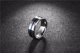 New Arrival 8mm Width Top Quality 100% Tungsten Carbide Rings for Men - Popular Wedding Jewellery - The Jewellery Supermarket
