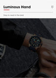 New Blue Waterproof Top Luxury Brand Chronograph Sport Quartz Watches For Men - Military Style Mens Watches