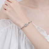 NEW ARRIVAL - 1.4 Carat Real Moissanite Diamond Bracelet - Sterling Silver Sparkling Rose Fine Jewelry