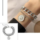 Bohemian Charm Bracelets for Women - Fashion Multilayer Beaded Chain Bracelets Set Jewellery - The Jewellery Supermarket