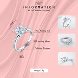Amazing AAAA Simulated Diamonds Fashion Rings - Real 925 sterling silver Wedding Bridal Jewellery for Women - The Jewellery Supermarket