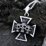 New Arrival Fashion 316L Stainless Steel cross Pendant Chain Necklace Men Jewellery