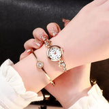 New Arrival Fashion Women Heart Bracelet Rose Gold, Gold and Silver Colour Quartz Dress Casual Watches - The Jewellery Supermarket