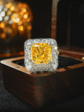 New Luxury Square Cut Diamond Broken Ice High Quality AAAAA High Carbon Diamond High End Fine Jewellery