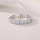 Admirable VVS1 Moissanite Diamonds Eternity Rings for Women - Engagement Promise Wedding Fine Jewellery Rings - The Jewellery Supermarket