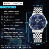 New Top Brand Luxury Mechanical Watches with Sapphire Glass NH35 10Bar Waterproof Automatic Business Watches for Men - The Jewellery Supermarket