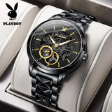 New Brand Luxury Men's Wristwatch Waterproof Luminous Stainless Steel Skeleton Automatic Mechanical Men's Watch