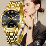 New Fashion Creative Top Brand Luxury Sport Quartz Chronograph Waterproof  Women's Bracelet Watches - The Jewellery Supermarket