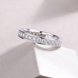 Luxury 0.9CTTW All MoissaniteDiamonds Engagement Wedding Eternity Rings for Women - Popular Fine Jewellery