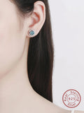 Real 2X1CT 6.5mm D Colour VVS1 GRA Moissanite Diamonds Stud Earrings Lab Diamond Ear-studs Fine Jewellery - The Jewellery Supermarket
