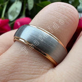 New Arrival Domed Brushed Finish Tungsten Rings for Men Women - Engagement Wedding Daily Use Jewellery