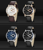 Popular Top Luxury Brand Automatic Quartz Casual Fashion Leather 100M Waterproof Watches for Men - The Jewellery Supermarket