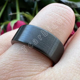New Arrival Pipe Cut Brushed Finish 6MM 8MM Classic Tungsten Carbide Rings for Men Women - Dailylife Gift Comfort Fit Jewellery - The Jewellery Supermarket
