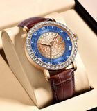 New Original Top Luxury Fashion Watches - Ladies Waterproof Leather Bracelet Quartz Women's Wristwatch - The Jewellery Supermarket