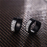 New Arrival Stainless Steel Piercing Ear Buckles Heart Round Hoop Small Ear Circle Earrings for Women and Girls - The Jewellery Supermarket