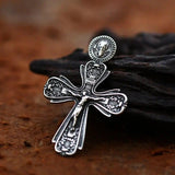 Popular Christian Stainless Steel Catholic Religious Cross Crucifix Pendant Chain Necklace Jewellery