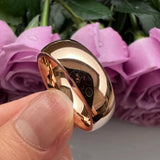 New Arrival Classics Dome High Polish I Love You 6MM 8MM Comfort Fit Tungsten Wedding Couple Rings