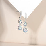 Terrific VVS1 D Colour 3 Carat Moissanite Diamonds Earrings Fashion Trendy Silver Elegant Ladies Fine Jewellery - The Jewellery Supermarket