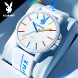 Famous Brand Fashion Casual Watch For Men - Luxury Brand Simple Dial Waterproof Silicone Strap Wristwatch