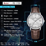 New Luxury NH35 Pilot Top Brand Sapphire Glass 100M Waterproof Stainless Steel Automatic Mechanical Watches for Men - The Jewellery Supermarket