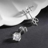 Amazing GRA Certified 0.1-3CT D Colour Moissanite Diamonds Stud Earrings For Women/Men - Fine S925 Silver Jewellery - The Jewellery Supermarket