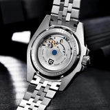 Popular Luxury Brand Mechanical 120 Click Sapphire Stainless Steel 10Bar Waterproof Automatic Wristwatches for Men - The Jewellery Supermarket