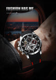 Famous Brand Sport Chronograph Fashion Stainless Steel Quartz Wristwatch - The Jewellery Supermarket