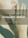 Gorgeous D Color Baguette Shape Emerald Cut Full Moissanite Diamonds Eternity Fine Jewellery Rings For Women - The Jewellery Supermarket