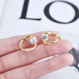 Trendy 1.0ct D Colour VVS1 Moissanite Diamonds Twist Hoop Earrings For Women Silver Party Solitaire Jewellery - The Jewellery Supermarket