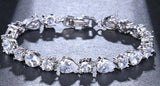 Adorable AAA Zircon Elements 3 Colors Austrian Crystal Bracelets - Best Online Prices by Jewellery Supermarket - The Jewellery Supermarket