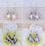 Beautiful 925 Sterling Natural Freshwater Water Drop Pearl Earrings- Factory Direct Prices by Jewellery Supermarket - The Jewellery Supermarket