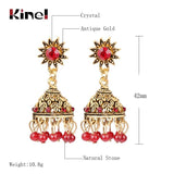 Bohemia Conical Drop Retro Vintage Gypsy Ethnic Earrings For Women - The Jewellery Supermarket