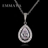 Captivating Water Drop High Quality Zircon Necklace Pendants - Lowest Prices by Jewellery Supermarket - The Jewellery Supermarket