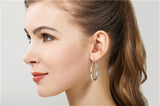 Classy 925 Sterling Silver Smooth Circle Hoop Earrings - Best Online Prices by Jewellery Supermarket - The Jewellery Supermarket