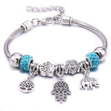 Colorful Crystal DIY Beads Charm Bracelet & Bangles - The Jewellery Supermarket