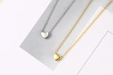 Cute 925 Sterling Silver Necklace For Women Heart Shape Pendant - Best Online Prices by Jewellery Supermarket